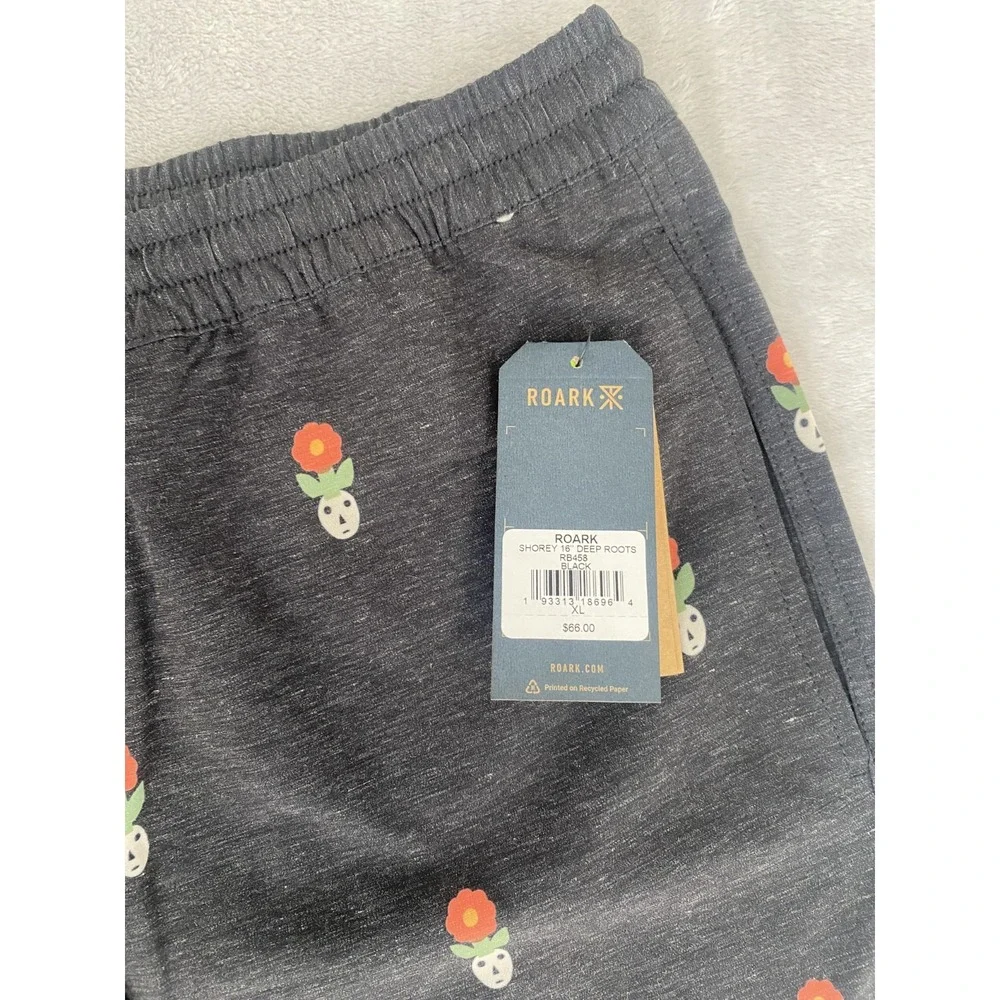 Roark Volley Shorts Mens XL Black Shorey 16